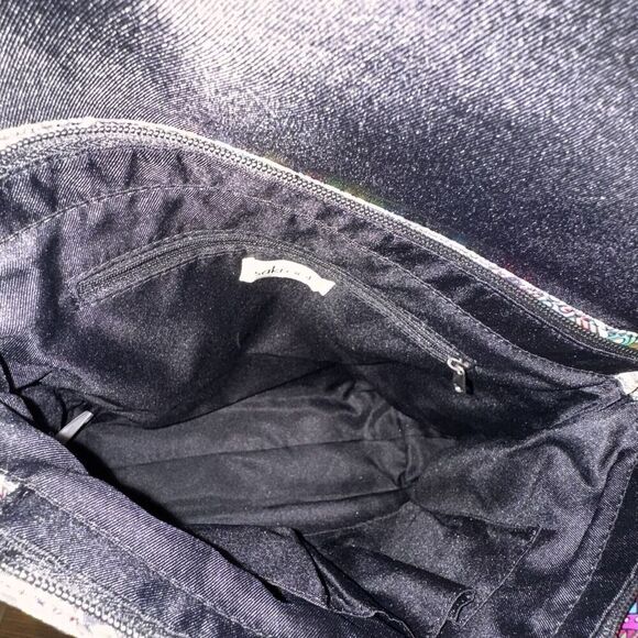 Sakroots Rainbow Wanderlust Twill Loyola Convertible Backpack Purse Shoulder Bag - Picture 9 of 13